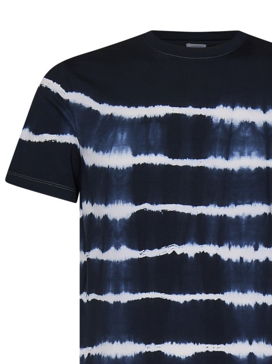 Shop Malo Blue Cotton Jersey T-shirt