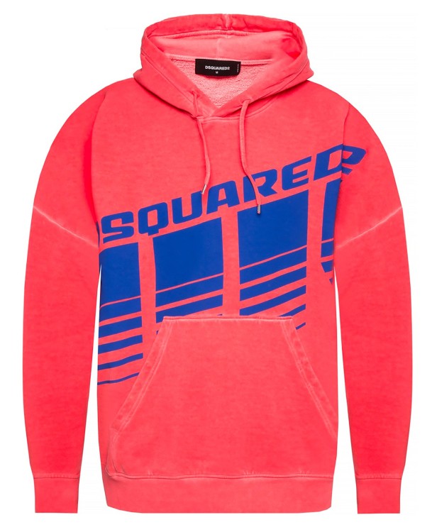 Dsquared2 Oversize Logo Sweatshirt In Red