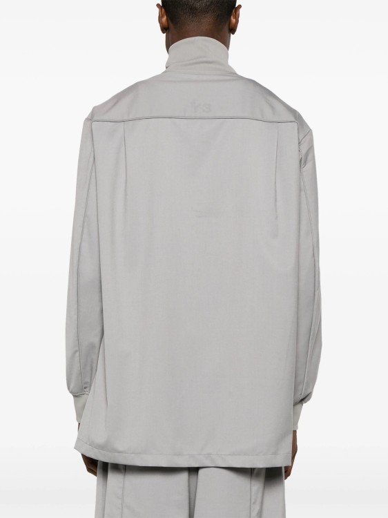 Shop Y-3 Ref Wo Zip-up Sport Jacket In Grey