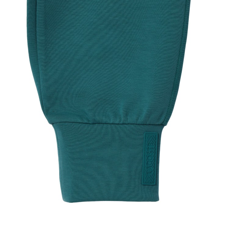 Shop Lacoste Green Cotton Pants