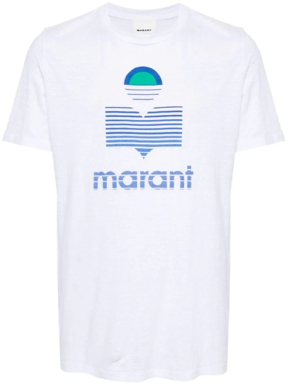 Shop Marant White Kaman T-shirt