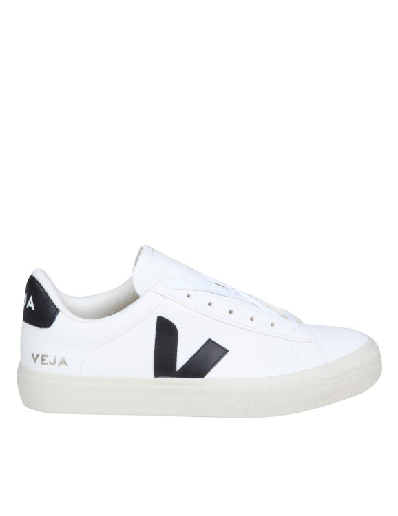 Shop Veja Campo Chromefree In White/black Leather