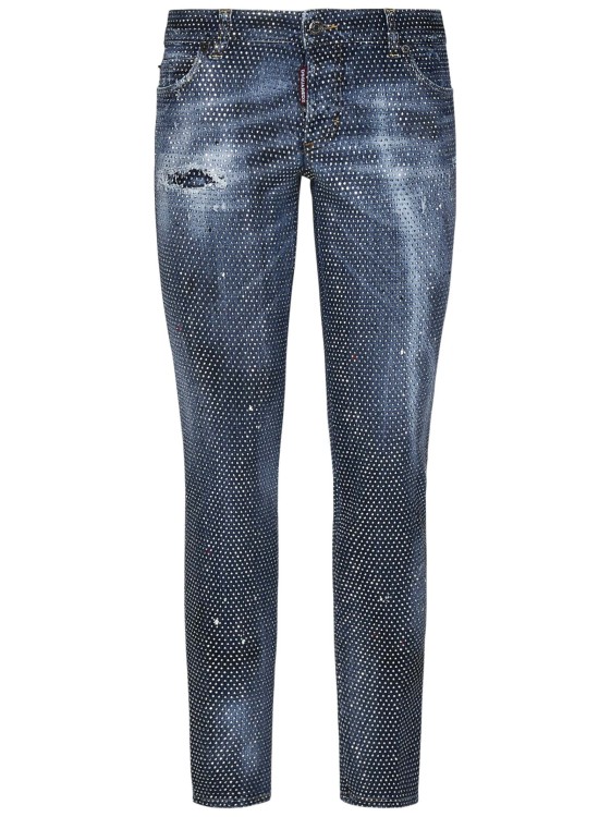 Shop Dsquared2 Jennifer Denim Skinny-fit Jeans In Blue