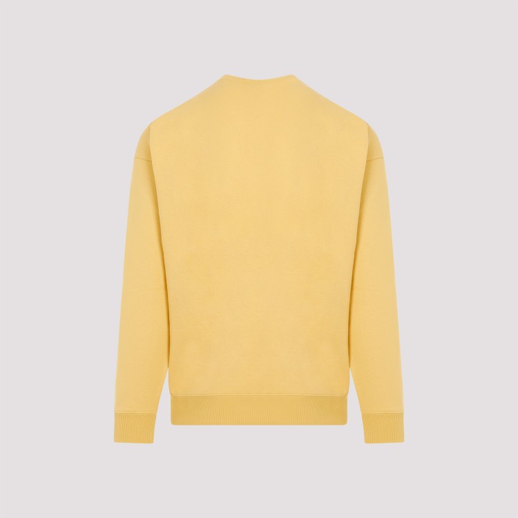 Shop Saint Laurent Yellow Cotton Hoodie