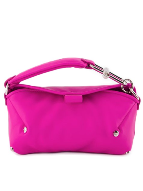 Shop Off-white San Diego S Crossbody  - Fuchsia - Leather In Pink