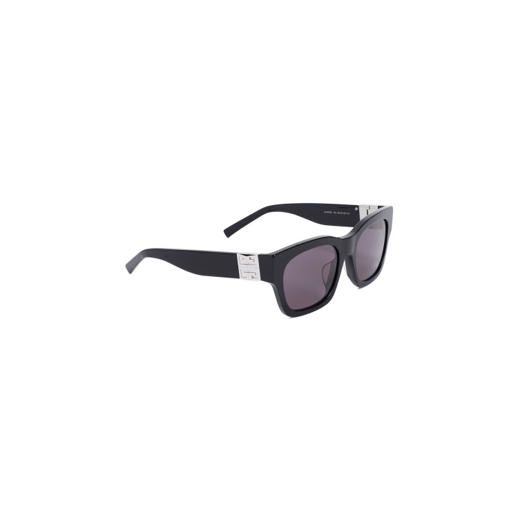 Shop Givenchy 4g Gv40072 Square Sunglasses In Black