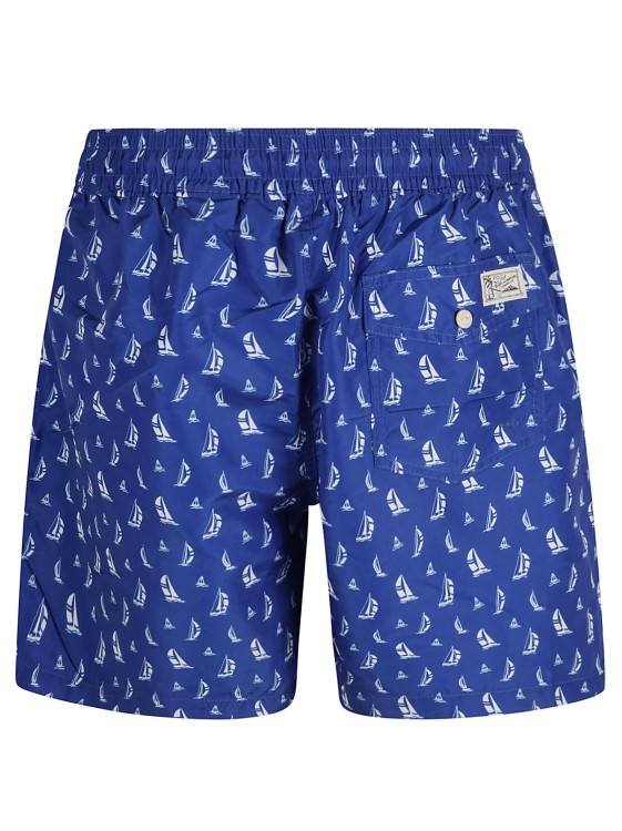 Shop Polo Ralph Lauren Swimsuit With Sailboat Print In Blue