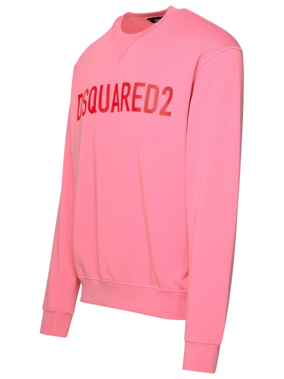 Shop Dsquared2 Logo Sweatshirt In Pink