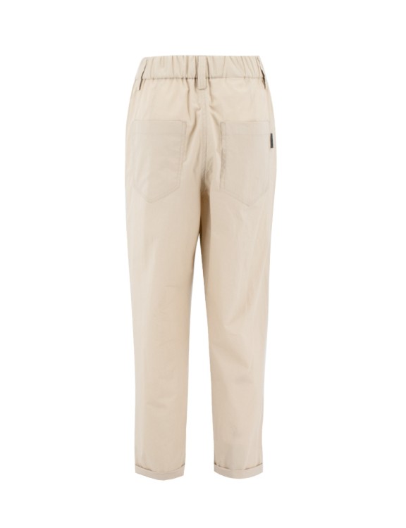 Shop Brunello Cucinelli Trousers In Yellow
