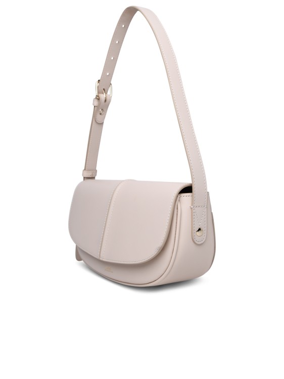 Shop Apc Betty Bag In Cream Leather In Neutrals