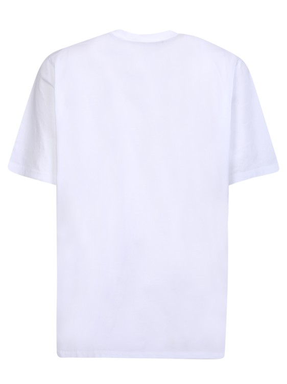 Shop Dsquared2 White Caten's Beach T-shirt In Neutrals
