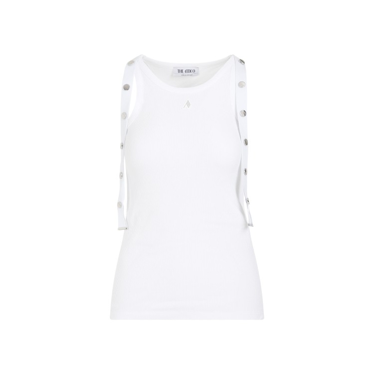 Attico White Tank Top