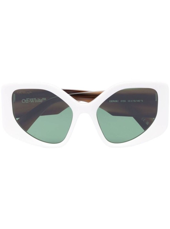 OFF-WHITE DENVER SUNGLASSES WITH LOGO IN ACETATE