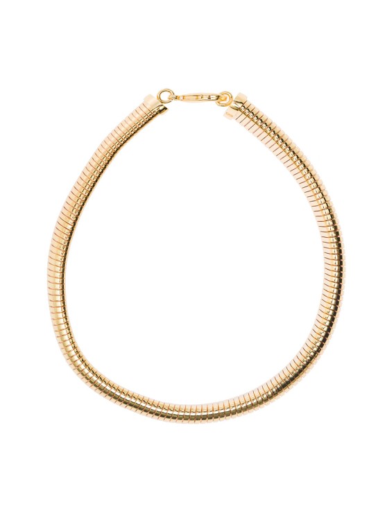 Federica Tosi Cleo' Necklace With Clasp Fastening In 18k Gold Plated Bronze