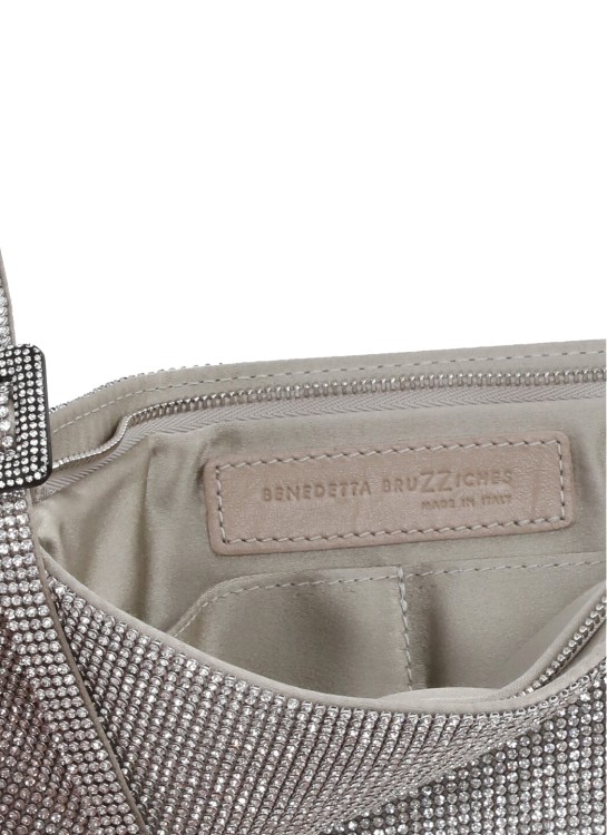 Shop Benedetta Bruzziches Your Best Friend Hand Bag In Silver