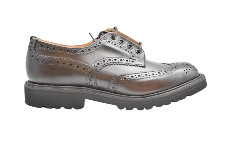 Tricker's Brown Lace-up Shoes In Gray