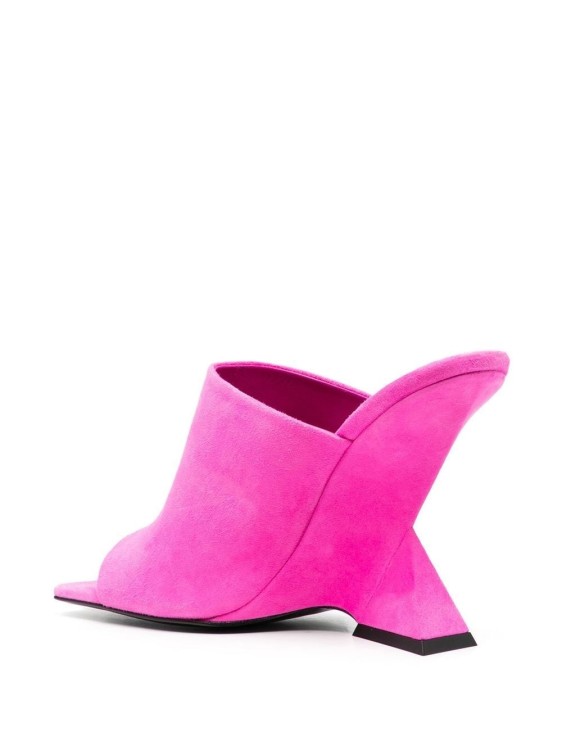 Shop Attico Pink Cheope Mules Shoes