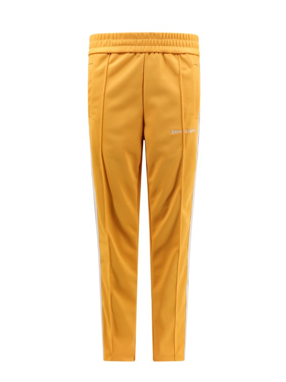 Palm Angels Classic Logo Jogging Trouser In Yellow
