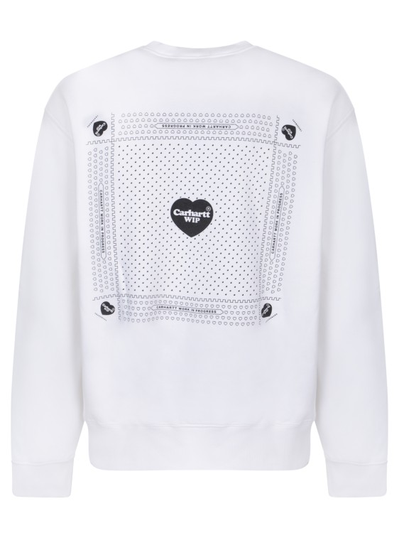 Shop Carhartt Cotton Sweatshirt In White