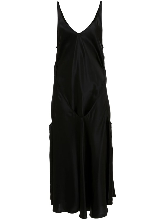 Shop Jw Anderson Black Midi Dress