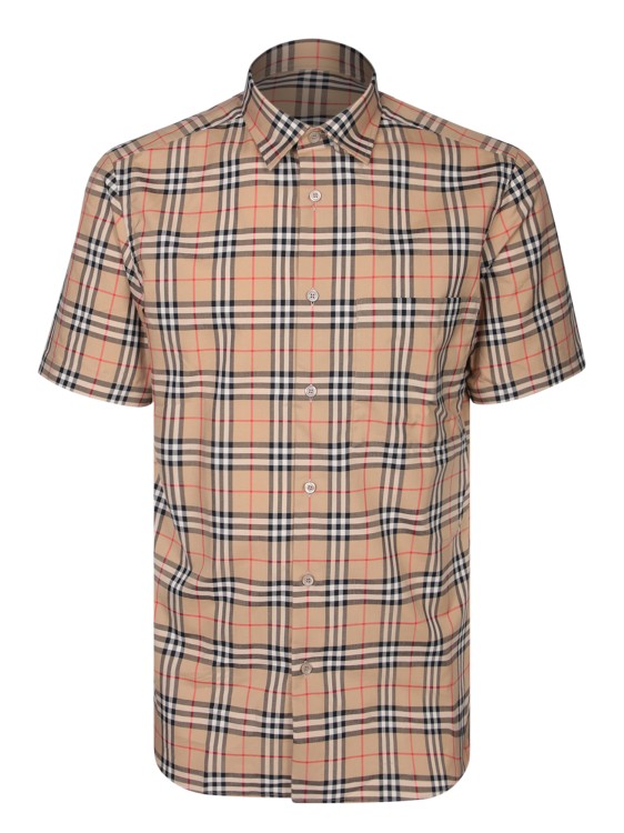 Shop Burberry Beige Shirts In Brown
