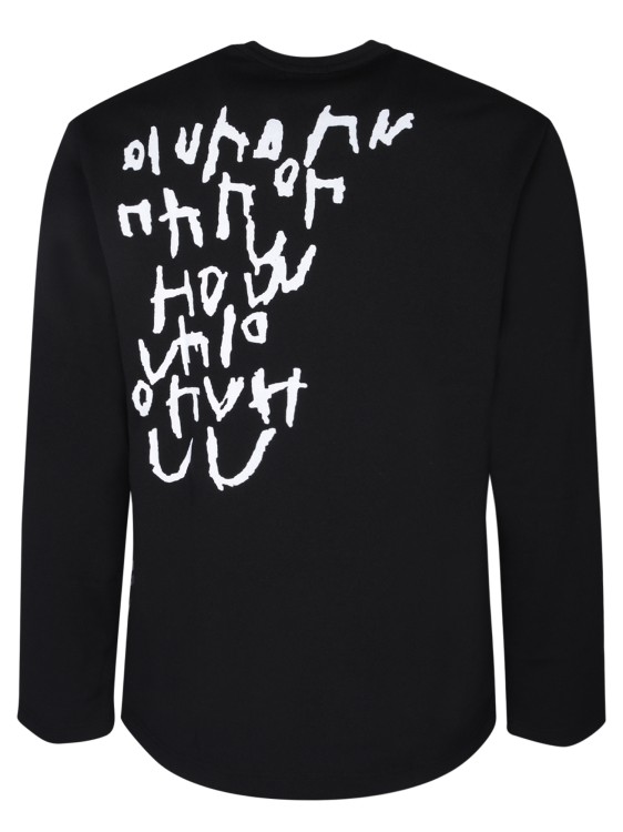 Shop Comme Des Garçons Long Sleeves T-shirt In Black