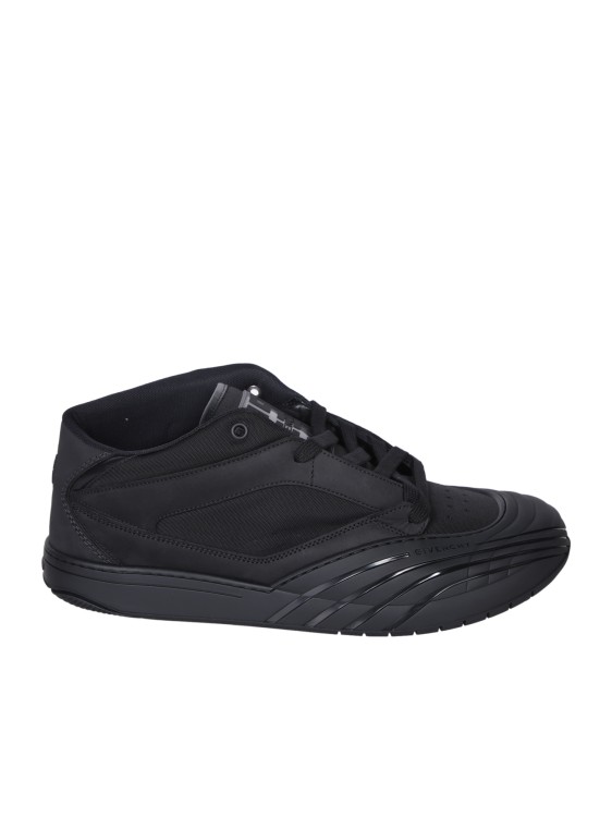 Shop Givenchy Leather Sneakers In Black