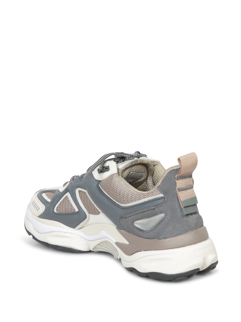 Axel Arigato Foam Collar Runner Branded Webbing In Grey