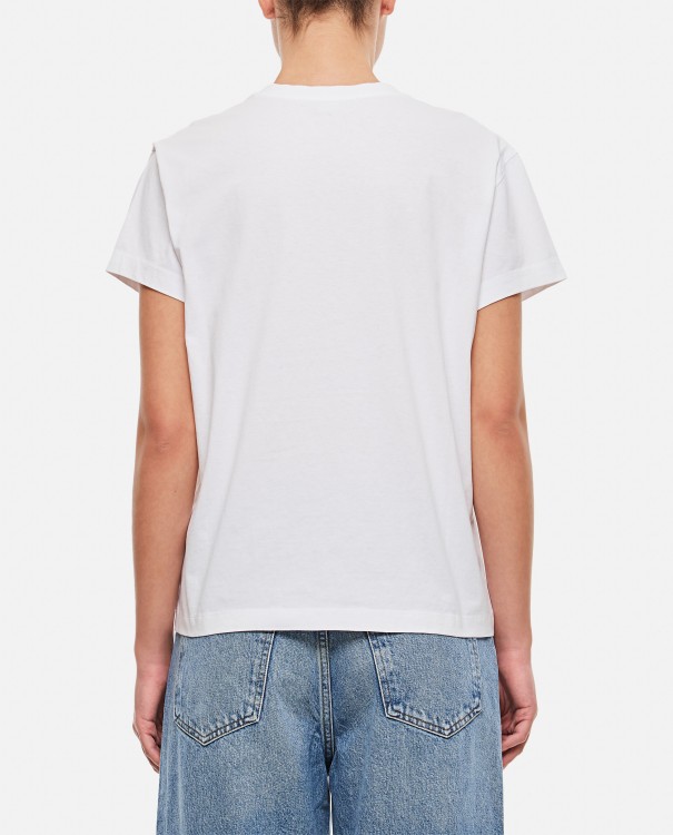 Shop Stella Mccartney Embroidery T-shirt In White