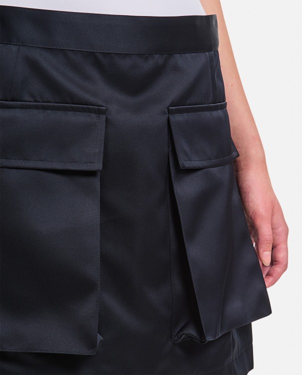 Shop Plan C Cargo Mini Skirt In Black