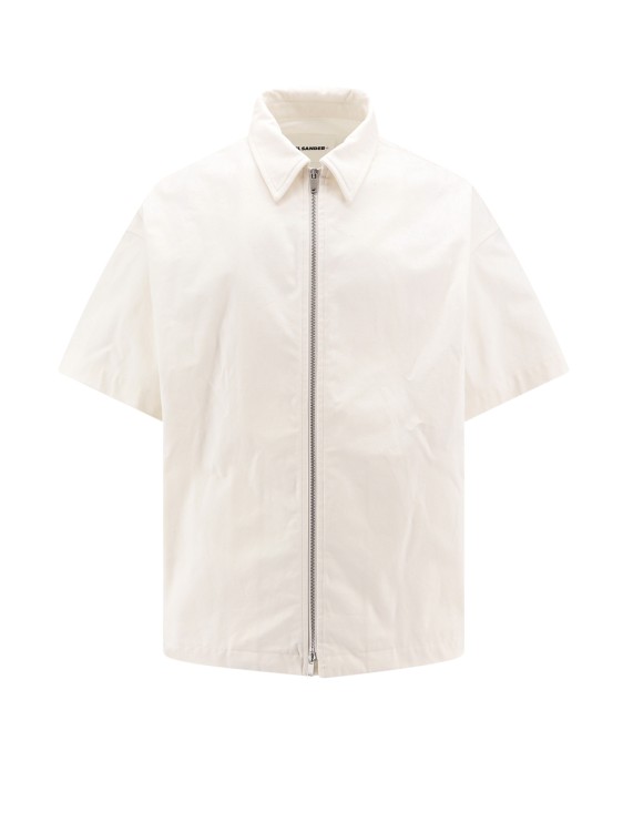 Shop Jil Sander Cotton Shirt In Neutrals