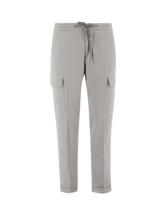 Marco Pescarolo Grey Trousers With Cargo Pockets