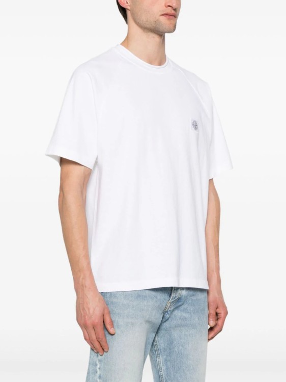 Shop Stone Island White T-shirt