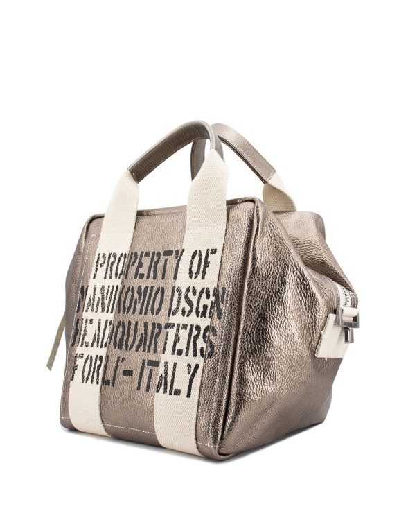Shop Manikomio Dsgn Tactical Duffle Bag In Metallic