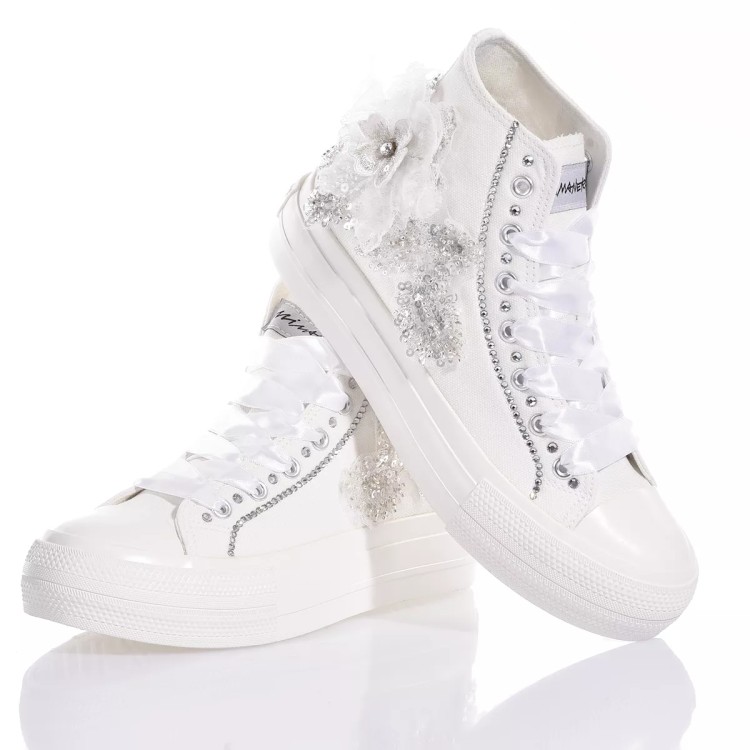 Mimanera Airlines Platform Bella Custom In White
