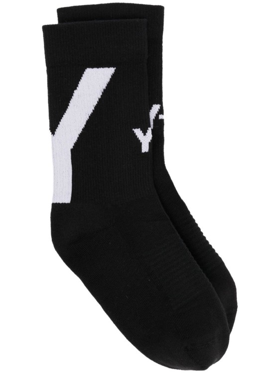 Shop Y-3 Black Logo Socks