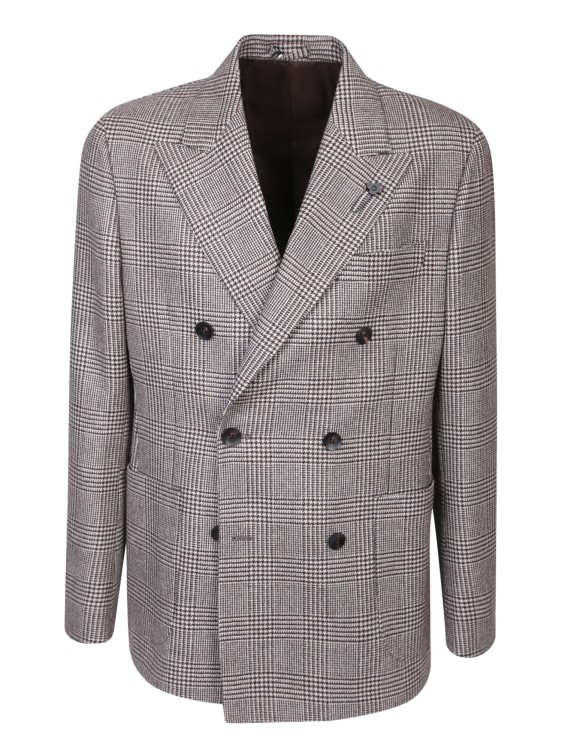 Lardini Wool Jacket In Grey