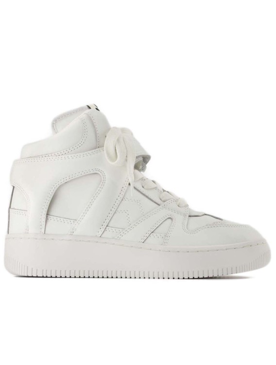 Shop Isabel Marant Brooklee-gz Sneakers - White - Leather