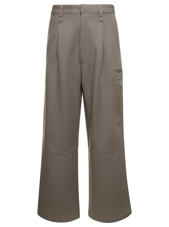 Shop Ami Alexandre Mattiussi Cargo Pants In Grey