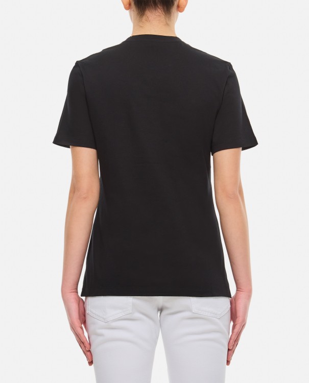 Shop Versace Logo Jersey T-shirt In Black