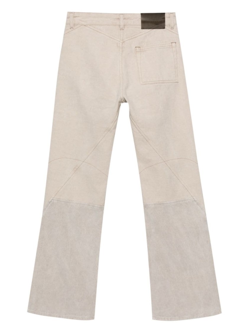 Our Legacy Moto Cut Straight-leg Jeans In Neutrals