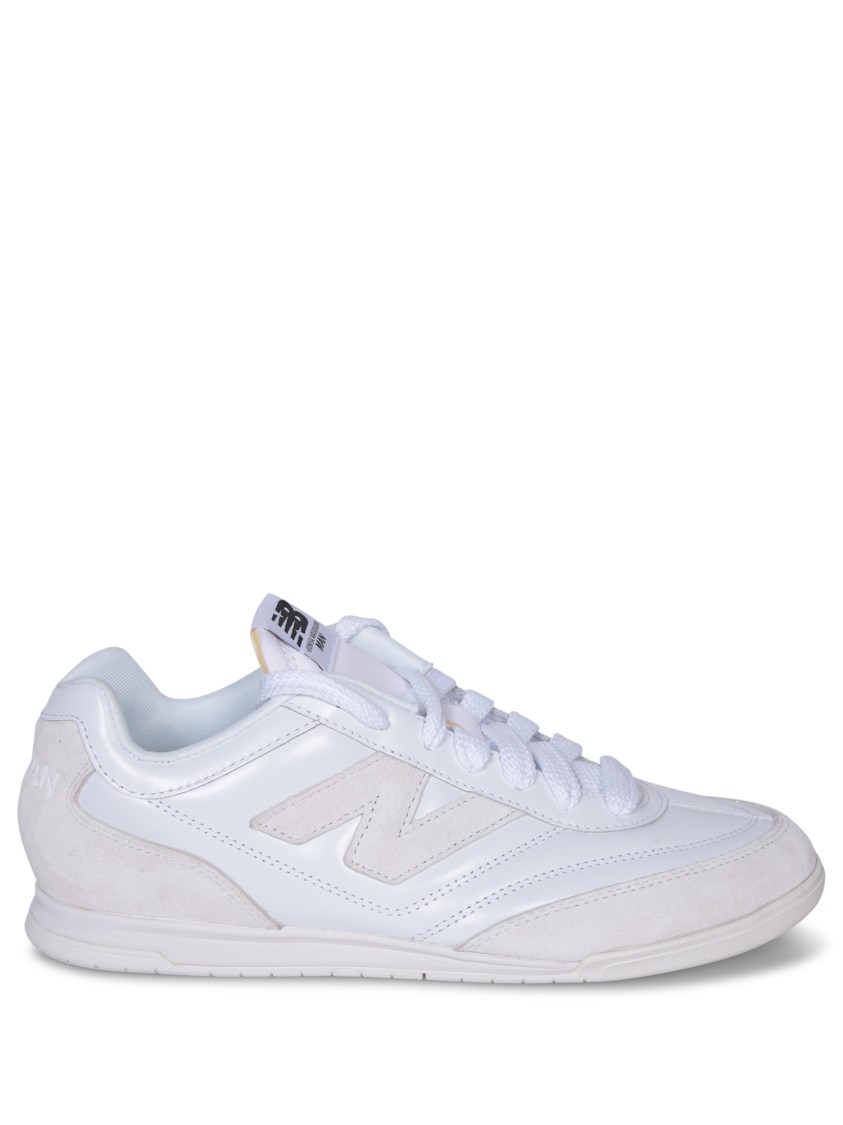 Shop Junya Watanabe White Lace-up Sneakers