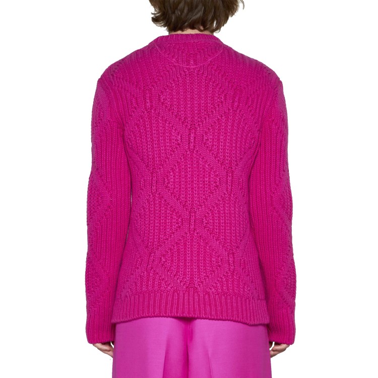 Shop Valentino Wool Sweater In Pink