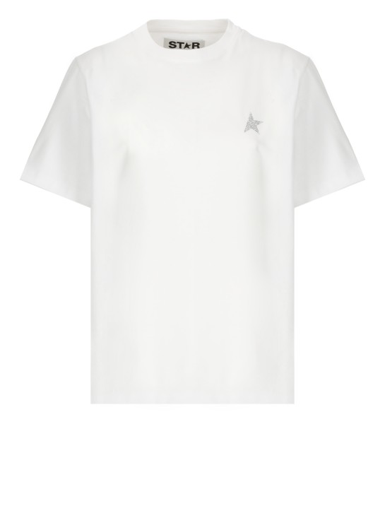 Shop Golden Goose Deluxe Brand White Cotton T-shirt