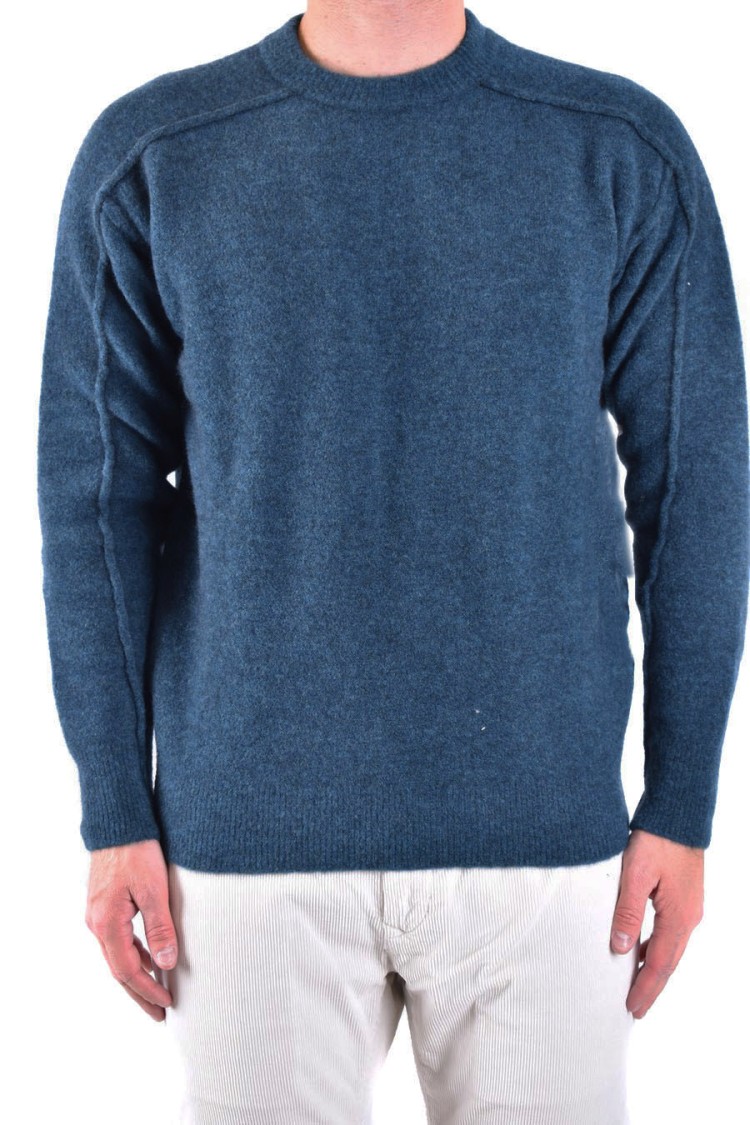 Isabel Benenato Petroleum Knit Sweater In Green