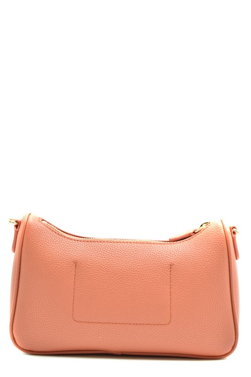 Shop Emporio Armani Leather Shoulder Bag In Orange