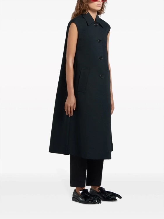 Shop Marni Black Midi Dress