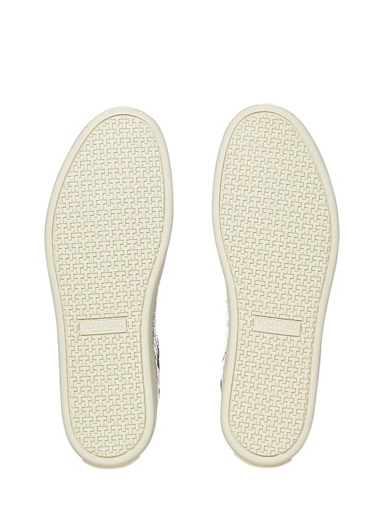Shop Tom Ford Black Crocodile-print Calf Leather Sneakers