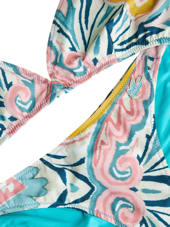 Shop Etro Multicolor Paisley Sunburst Swimsuit