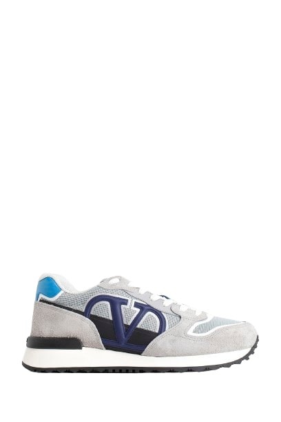 Valentino Garavani V-logo Sneakers In Grey